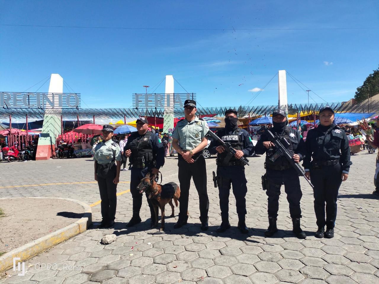 Refuerzan los tres órdenes de gobierno  seguridad con proximidad social en tianguis de los miércoles en Huamantla